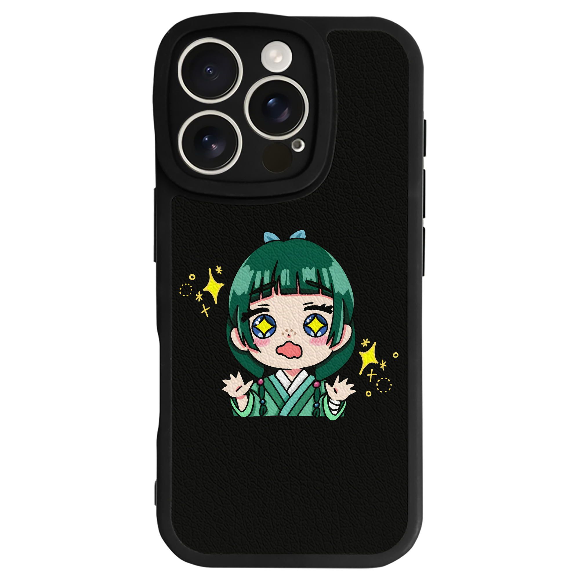 （画像用） 薬屋のひとりごと The Apothecary Diaries 【iPhone 16シリーズ対応】シリコンスマホケース（レザー調） 材質：シリコン